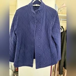 Quilted blue jacket